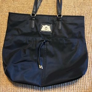 Juice Couture Black Nylon Tote